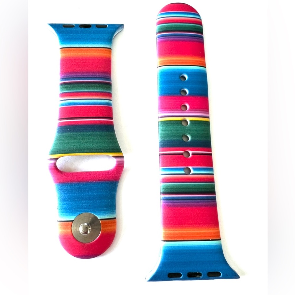 Apple Watch band 🆕 Serape Blanket Print Silicone 42mm S/M size